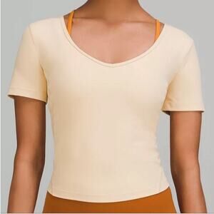 Lululemon align t shirt NWOT cream workout athleisure yoga